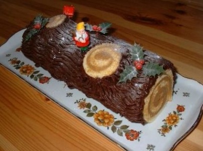 Торт "Рождественское полено"