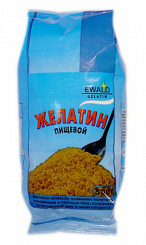 Желатин пищевой гранулированный, 500 гр, "EWALD"