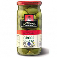 Оливки зеленые с/к Органик, стекло, 360 гр, "Gourmante"