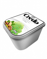 Мороженое "Credo" - Пломбир "Фисташковое пралине", контейнер 1300 гр, "Петрохолод"
