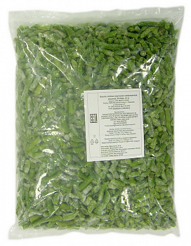 Фасоль зеленая стручковая резаная, 2.5 кг, CN