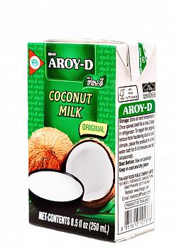 Кокосовое молоко 17-19%, 250 мл, "Aroy-D"