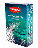Соль морская крупная, 1 кг, "Atlantika"