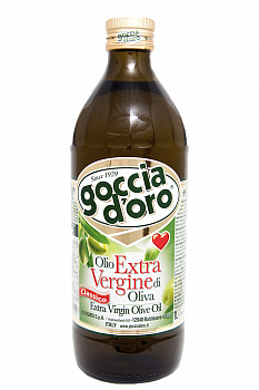 Масло оливковое Extra Virgin, стекло 1 л, "Goccia d’Oro"