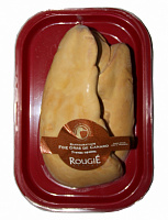 Печень утки "фуа гра", на красной подложке, "Rougie"