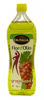 Масло из виноградных косточек, пластик 1 л, "Olitalia"