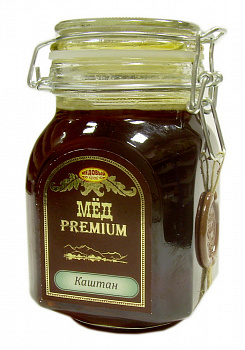 Мед алтайский Каштан PREMIUM, 1000 гр, "Медовый край"