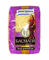 Рис ароматный Басмати, 500 гр, "Мистраль"