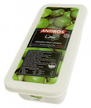 Пюре лимон зеленый (лайм), 1 кг, "Andros"