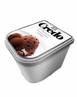 Мороженое "Credo" - Пломбир "Шоколадный трюфель", контейнер 1300 гр, "Петрохолод"
